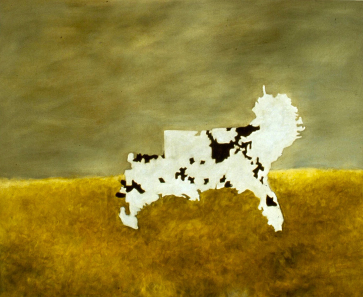 Kim Dingle, Maps, Lincoln's Cow, 1990