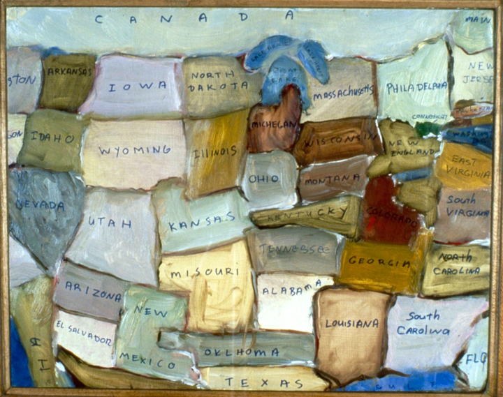 Kim Dingle, Maps, Contemporary art