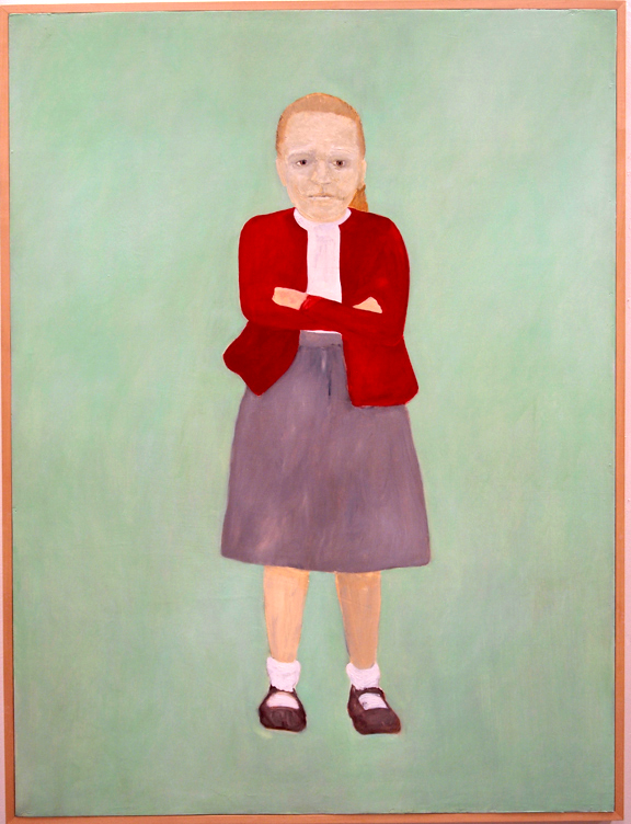 Kim Dingle, Portrait of Ed Sullivan as a Young Girl, 1990