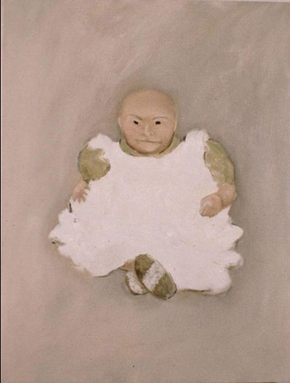 Kim Dingle, Portrait of Cram Dingle as a baby as George Foreman, 1990